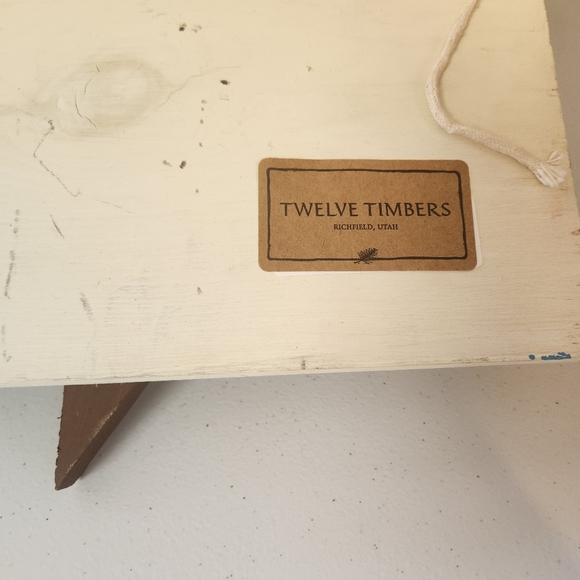 Twelve Timbers Rustic Farmhouse Wall Decor Kids Room Hanging Hooks Stars Blue - Picture 7 of 9